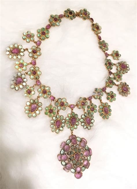 Chanel gripoix necklace vintage